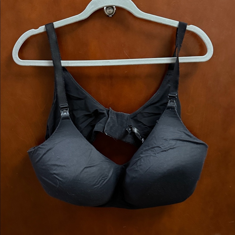 torrid Black Wireless Nursing Bra with Clip-Down Cups